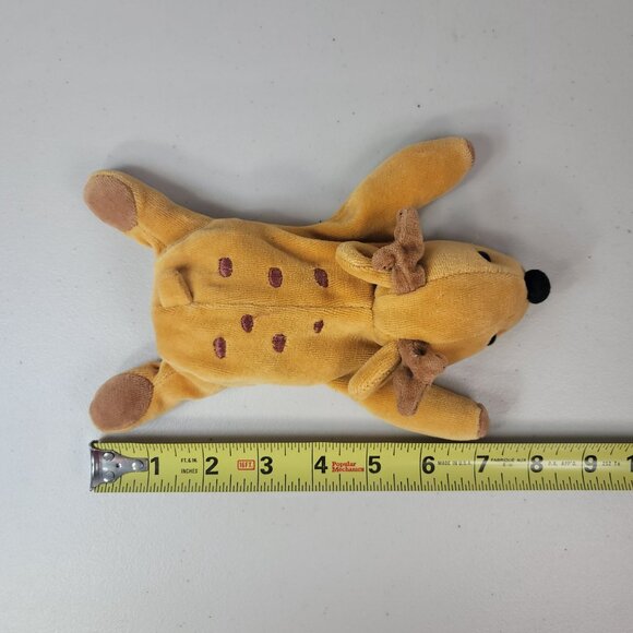 2/$15 Ty Beanie Babies Spotted Deer Fawn Plush Brown Floppy Stuffed Tag Removed - Picture 8 of 9